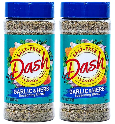 Mrs Dash - Condimento sin sal | Mezcla de condimentos sin sal | Surtido de condimentos originales y de carne de ajo y hierbas | Kosher, vegano y