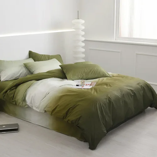 Miniatura 191 de CLOTHKNOW - Juego de edredón verde militar tamaño completo de 3 piezas, juego de ropa de cama verde oscuro, edredón suave con 2 fundas de almohada
