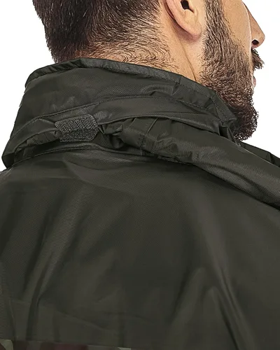 Miniatura 9 de 33,000ft - Chaqueta de lluvia impermeable y plegable para hombre, ligera, con capucha, cortavientos ideal para golf o ciclismo
