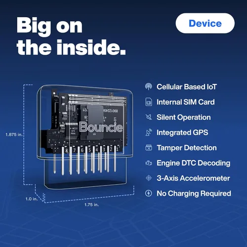 Miniatura 8 de Bouncie Rastreador GPS para vehículos con ubicación en tiempo real, historial de rutas, monitoreo de velocidad, geo-valla y notificaciones
