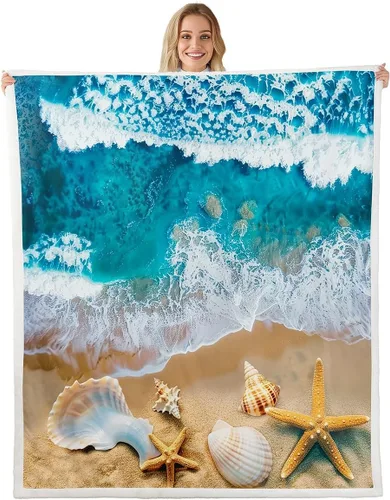 Miniatura 16 de Feelyou Butterfly Throw Blanket Butterflies Print Soft Fleece Sherpa Cozy Fuzzy Plush Warm Glitter Colorful Fuzzy Plush Throw Animal 40"x50" for Bed