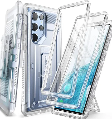 Miniatura 11 de SUPCASE Funda para Samsung Galaxy S22 Ultra con soporte, [Unicorn Beetle Pro] [2 marcos frontales]