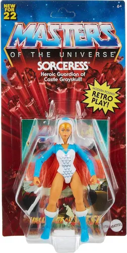 Miniatura 2 de Masters of the Universe Origins Sorceress Figura de acción, figura coleccionable MOTU de 5.5 pulgadas con accesorio
