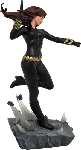 Miniatura 4 de Diamond Select Toys Colección Marvel Premier: estatua de resina Black Widow, multicolor, 11 pulgadas