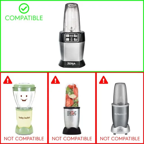 Miniatura 6 de Nutri Ninja - Tapa de boquilla 528KKUN100 para Nutri Ninja BlendMax DUO con Auto-iQ Boost