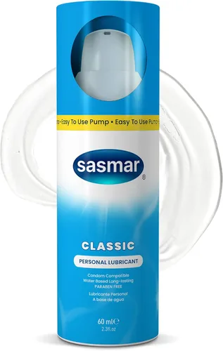 Sasmar Lubricante personal a base de agua para hombres, mujeres, perfecto para parejas, placer duradero para todos, apto para juguetes y seguro para