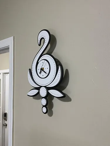 Miniatura 4 de Oliva's Art Design Reloj de pared LED Swan