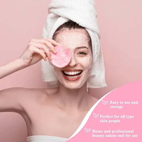 Miniatura 5 de Luxiv - Esponjas faciales comprimidas, 240 + 1 unidad, esponja facial redonda, esponjas profesionales comprimidas para eliminación de maquillaje