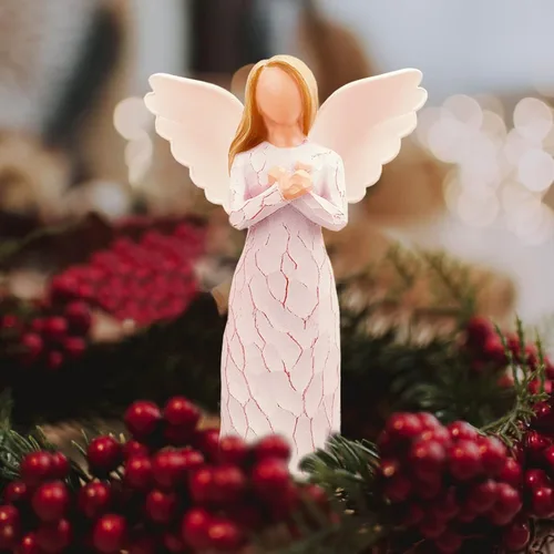 Miniatura 6 de Ángel del recuerdo, figura esculpida pintada a mano, regalo para expresar condolencia, comodidad, amor y curación