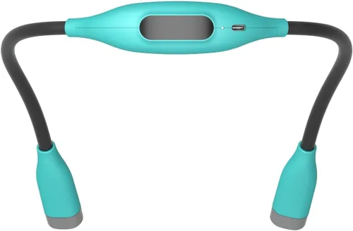 Miniatura 5 de Luz de lectura para el cuello, luz de libro para leer en la cama, luz de lectura LED con 3 colores, 3 niveles de brillo, lámpara de lectura manos