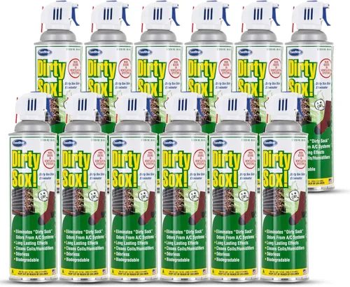 Miniatura 6 de 90-655 Dirty SOX - Aerosol eliminador de olores con pulverizador de gatillo, 14 onzas, color blanco