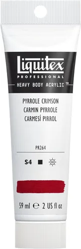 Miniatura 33 de Liquitex Pintura Acrílica Profesional de Cuerpo Pesado, Tubo de 2 oz (59ml), Rojo Fluorescente
