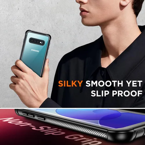 Miniatura 7 de Funda para Samsung Galaxy S10 Plus, protector de pantalla integrado con orificio para huella dactilar, protección de cuerpo completo, carga
