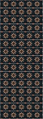 Miniatura 7 de PLIGREAT - 15 tiras de adhesivos vintage para escaleras, calcomanías de estrella boho para peldaños, autoadhesivas, vinilo retro, murales