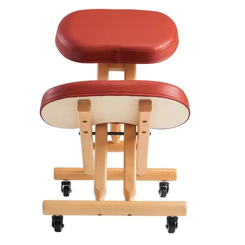 Miniatura 5 de Master Massage - Silla plegable ergonómica de madera para oficina, silla plegable de madera para corrección de postura en el hogar, mejora tu