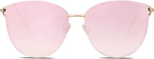 Miniatura 2 de SOJOS SJ1085 - Lentes de sol planos con espejo para mujer
