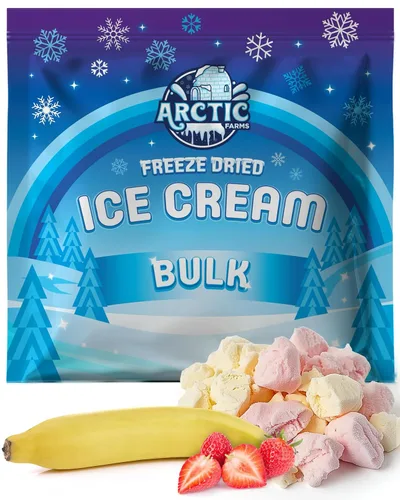 Miniatura 7 de Arctic Farms Trozos de Helado Liofilizado a Granel - No se Derrite (Mantequilla de Maní) (1 libra)