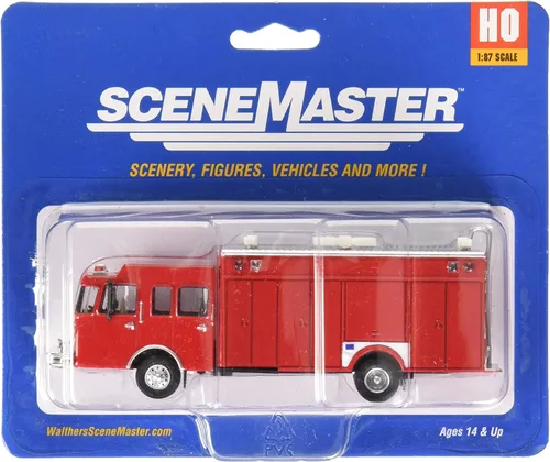 Miniatura 20 de Walthers SceneMaster International, Camión Col 7600 de 2 Ejes en Plata y Negro