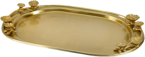 Miniatura 7 de Serene Spaces Living Suvarna - Bandeja de servir de 12 pulgadas con dos cuencos, ollas de condimentos con tapas, aptas para alimentos, vajilla