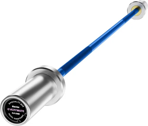 Miniatura 11 de EVERYMATE Barra de pesas mini de 5 libras para principiantes, mujeres, niños, barra de pesas para entrenamiento de cuerpo entero, para entrenamiento