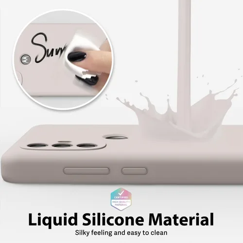 Miniatura 4 de oakxco para Motorola Moto G Power 2022 Funda de teléfono/Moto G Play 2023 Funda de teléfono de silicona líquida, goma de goma delgada y suave en gel