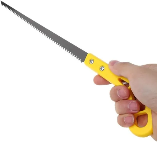 Miniatura 7 de AIIONP Sierra de mano portátil para exteriores de 9 pulgadas, 3 piezas, ideal para camping, jardinería, supervivencia, senderismo, cortar madera
