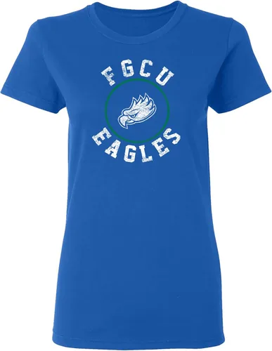 Miniatura 7 de NCAA - Camiseta para mujer, diseño de círculo envejecido, color del equipo, universidad