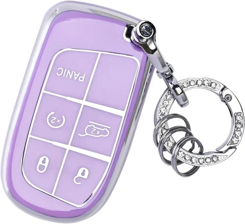 Miniatura 7 de Funda para llavero Dodge Challenger - 3, 4, 5 botones, protector de llavero de TPU suave