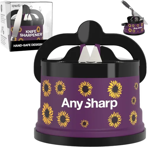Miniatura 11 de AnySharp – EDITIONS – Afilador de cuchillos manos libres - Herramienta de afilado fácil de usar con base de succión PowerGrip y ángulo