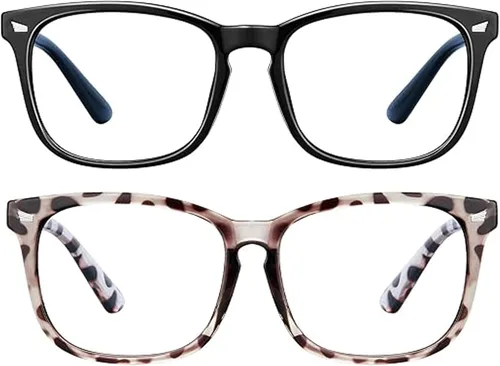 Miniatura 10 de hunsquer Gafas de luz azul para mujer/hombre, gafas de luz azul para computadora negro (806803blacktoucha)