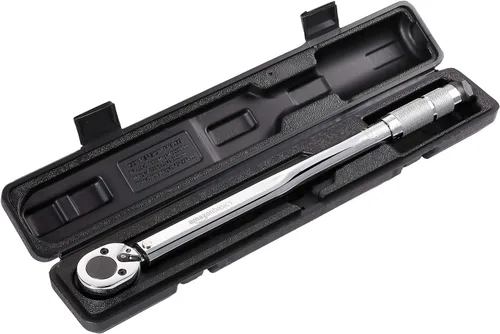 Miniatura 2 de Amazon Basics llave dinamométrica de clic de 1/2 pulgada, 20-150 pies-libras, 27.1-203.5 Nm