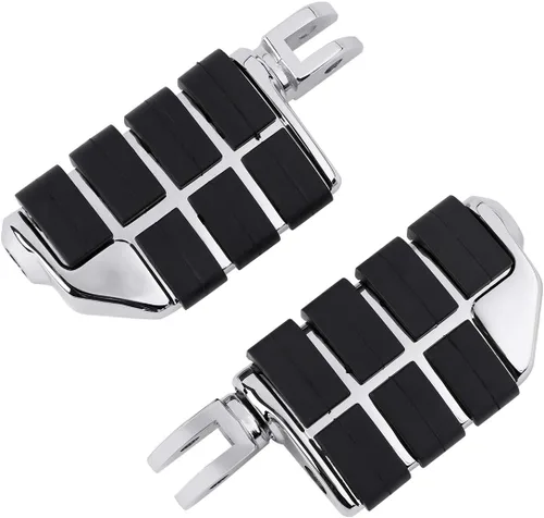 Miniatura 24 de TCT-MOTORPARTS Clavijas cromadas para estribera trasera para Harley Davidson Softail Fat Boy 18-25 Estriberas para pasajeros Estilo #20