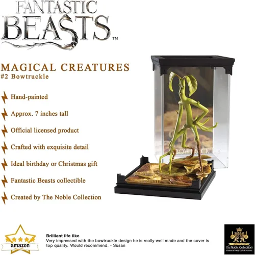 Miniatura 3 de The Noble Collection Animales fantásticos criaturas mágicas: No.2 Bowtruckle