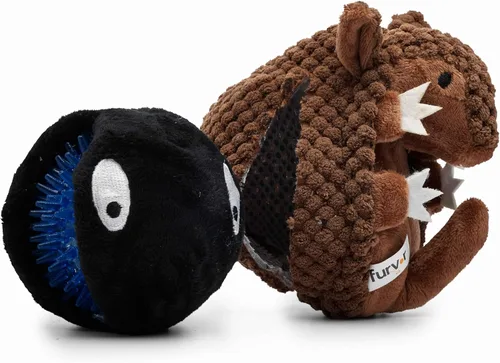 Miniatura 11 de Flourish Pets Juguete Masticable Multicapa 3 en 1 para Perros Activos Juguetes para Perros con Exterior de Tela Suave de Doble Costura No Tóxico