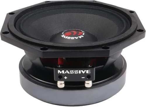 Miniatura 5 de Massive Audio MC6R - Cesta de fundición para altavoz de rango medio RMS de 8 ohmios de 6.5 pulgadas y 400 vatios