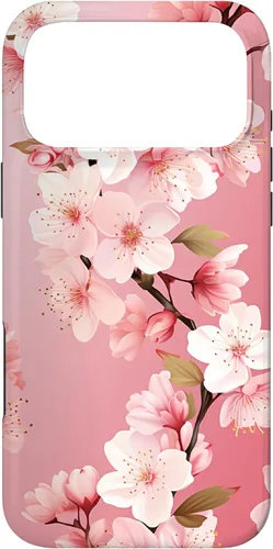 Miniatura 22 de Funda para iPhone 15 Pro Max Japón Pink Flower Sakura Florist Anime Cherry Blossom