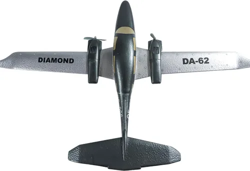 Miniatura 4 de Avión de control remoto RC Avión RTF 2 Chanel Control de radio Avión de diamante para principiantes Envergadura 21.654 in (2 baterías)