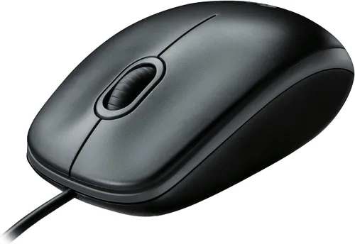Logitech - USB mouse óptico, USB mouse 910-001439., Negro