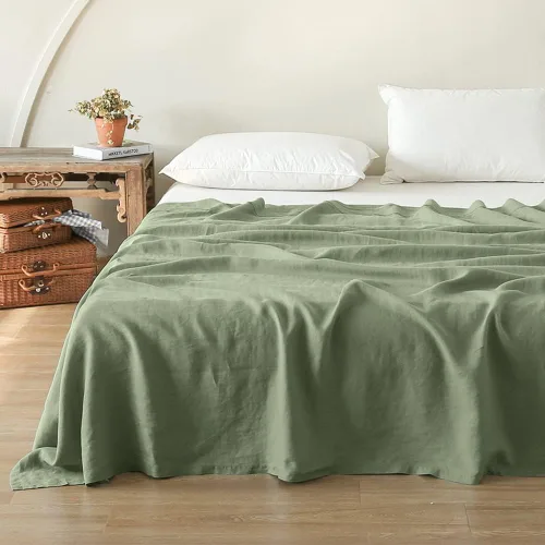 Miniatura 39 de Simple&Opulence - Juego de sábanas de lino 100% lavado, estilo básico, 3 piezas (1 sábana encimera y 1 sábana bajera y 1 funda de almohada), lino