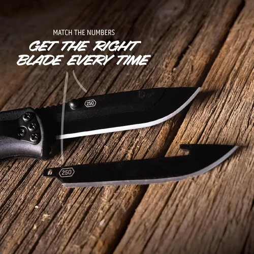 Miniatura 3 de OUTDOOR EDGE Navaja plegable Razor EDC Lite de bolsillo con clip, cuchillo compacto de hoja reemplazable de 2.5 pulgadas con cuchillas RazorSafe