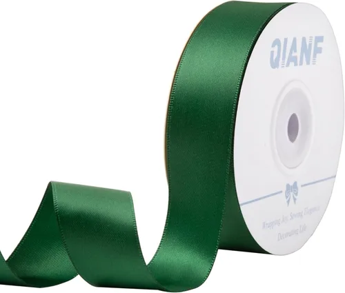Miniatura 18 de QIANF Cinta plateada de satén de doble cara de 1-1/2 pulgadas para envolver regalos, lazos para el pelo, hacer cintas para el cabello, bandas