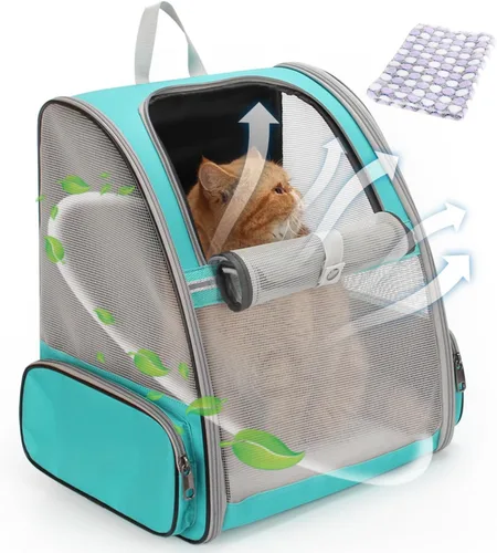 Miniatura 9 de Lollimeow - Transportadora rodante para mascotas, mochila con ruedas para perros, gatos, cachorros, bolsa de viaje con ruedas, carrito para perros
