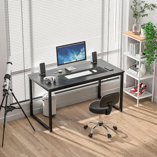 Miniatura 3 de ZenStyle Escritorio para computadora de 47 pulgadas, moderno y resistente, escritorio de oficina para computadora, computadora portátil, escritorio
