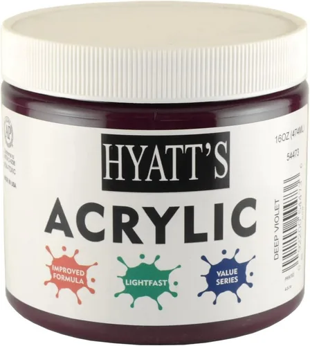 Miniatura 88 de Hyatt's Alizarine - Pintura acrílica carmesí Tubo de pintura acrílica de 2.5 fl oz de grado artístico Secado rápido y pintura no tóxica