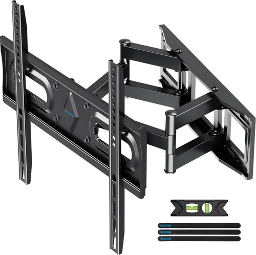 Miniatura 11 de Soporte de pared fijo para TV para la mayoría de pantallas de 26 a 60 pulgadas, soporte de TV de perfil bajo con bloqueo de liberación rápida