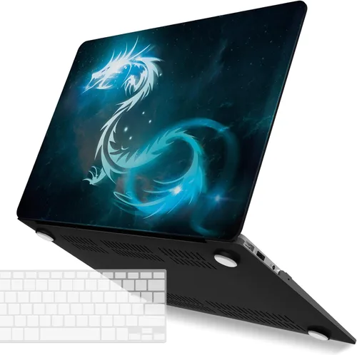 Miniatura 27 de IBENZER - Funda para MacBook Air de 13 pulgadas A1466 A1369, funda de carcasa dura con cubierta de teclado para Apple Mac Air 13 versión antigua