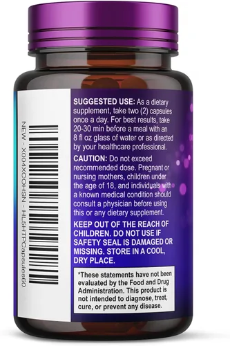Miniatura 8 de Suplemento 5-HTP de 200 mg – Extra Strength 5HTP de Griffonia Simplicifolia – Apoya el sueño reparador, calma natural y salud cerebral – 5