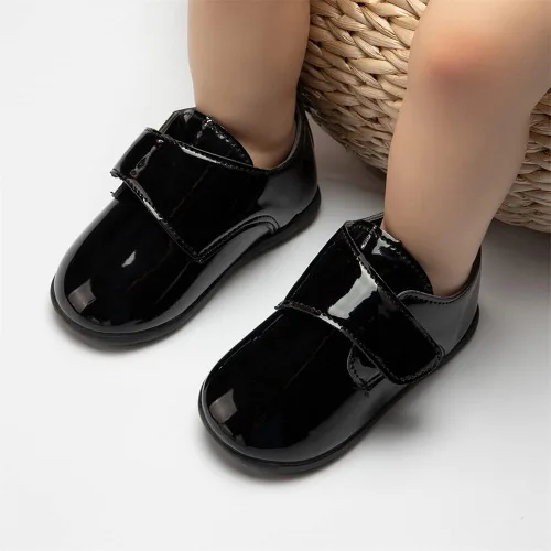 Miniatura 3 de Meckior Mocasines clásicos de piel sintética para niños y niñas, zapatos de vestir Oxford para niños y niñas, zapatos de vestir planos para caminar