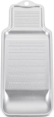 MAGICLULU Rallador de queso Zester de ajo y jengibre de 8.74 pulgadas, molinillo de lodo portátil con agujero para colgar verduras, quesos duros y