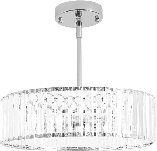 Miniatura 13 de 1 Pack Crystal Pendant Lights Kitchen Island,Modern Gold Pendant Light Fixtures,Adjustable Hanging Lighting for Kitchen Island Dining Room Bar Foyer